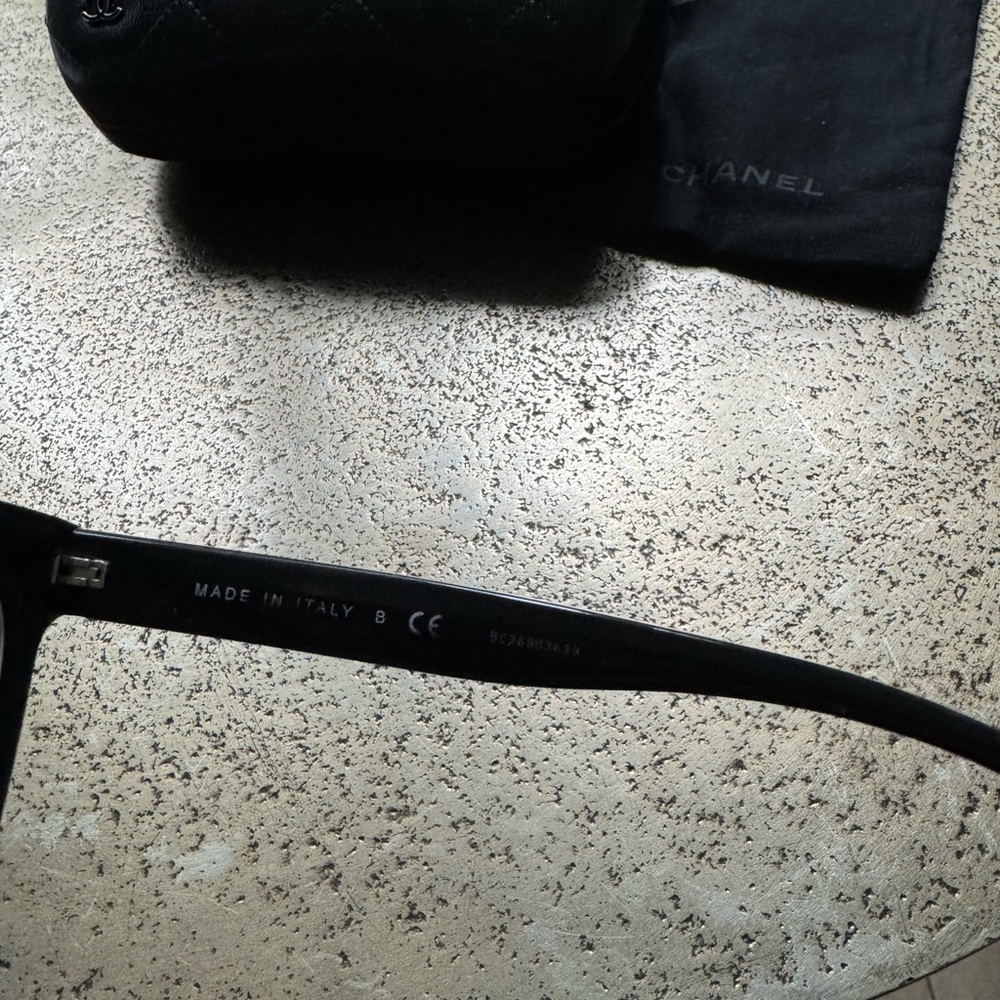 CHANEL Black prescription glasses, with Case and with Soft Pouch. - Picture 10 of 16